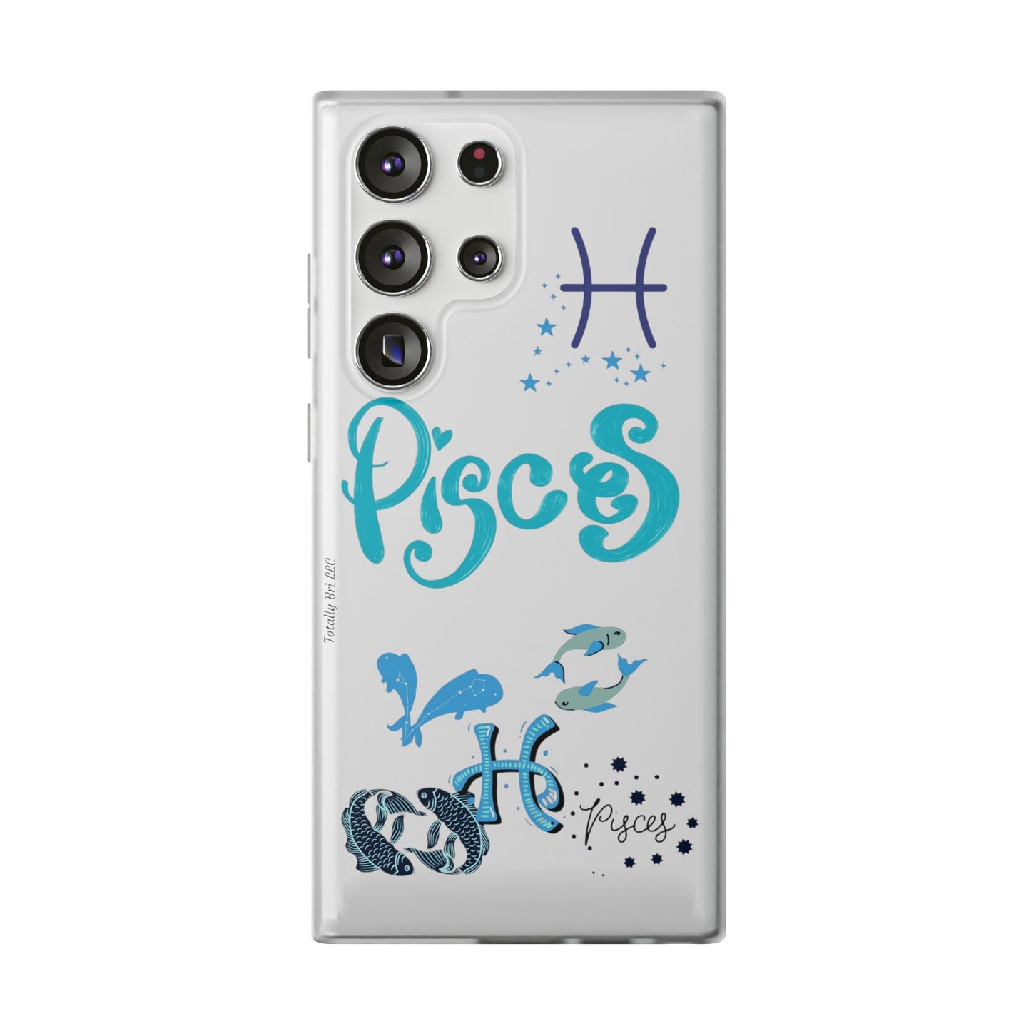 Pisces Zodiac | Phone Cases | Clear - Phone Case - Totally Bri LLC