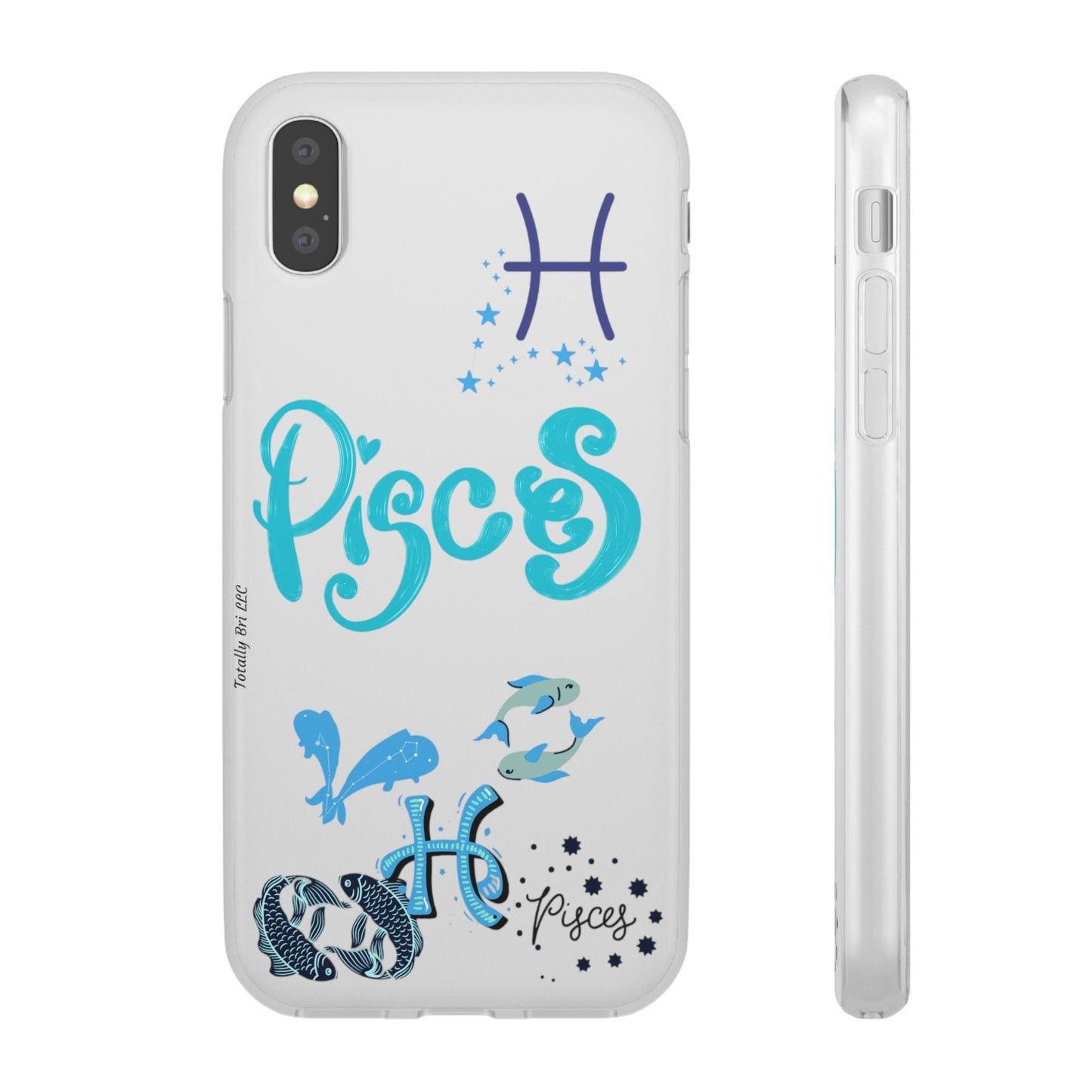Pisces Zodiac | Phone Cases | Clear - Phone Case - Totally Bri LLC