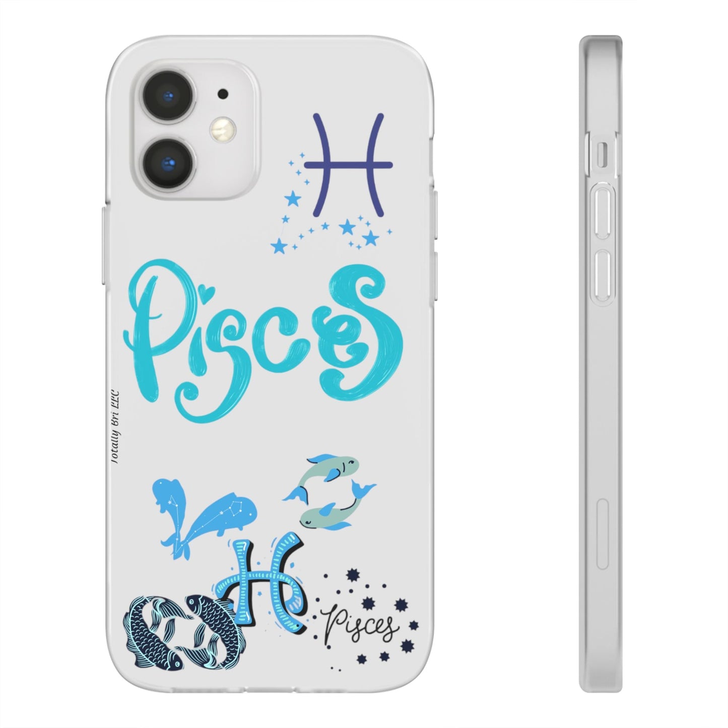 Pisces Zodiac | Phone Cases | Clear - Phone Case - Totally Bri LLC