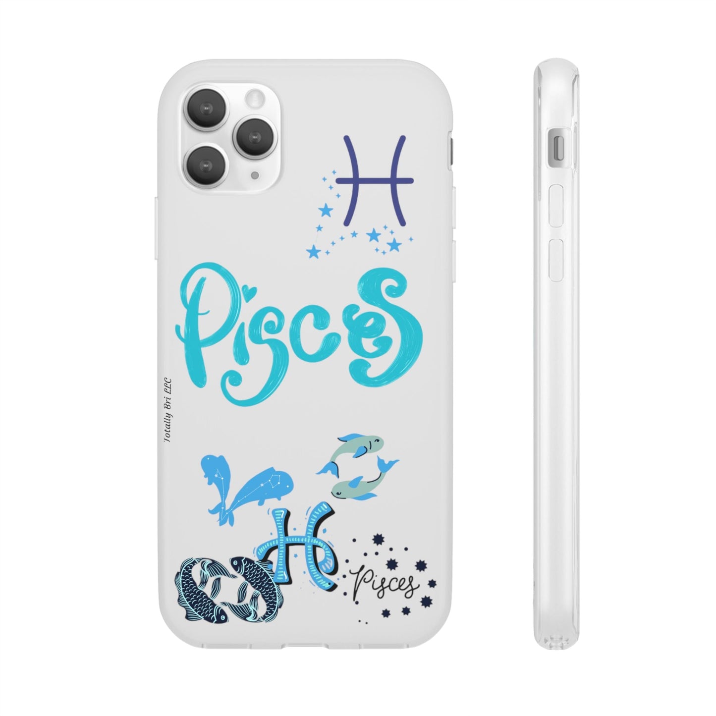 Pisces Zodiac | Phone Cases | Clear - Phone Case - Totally Bri LLC