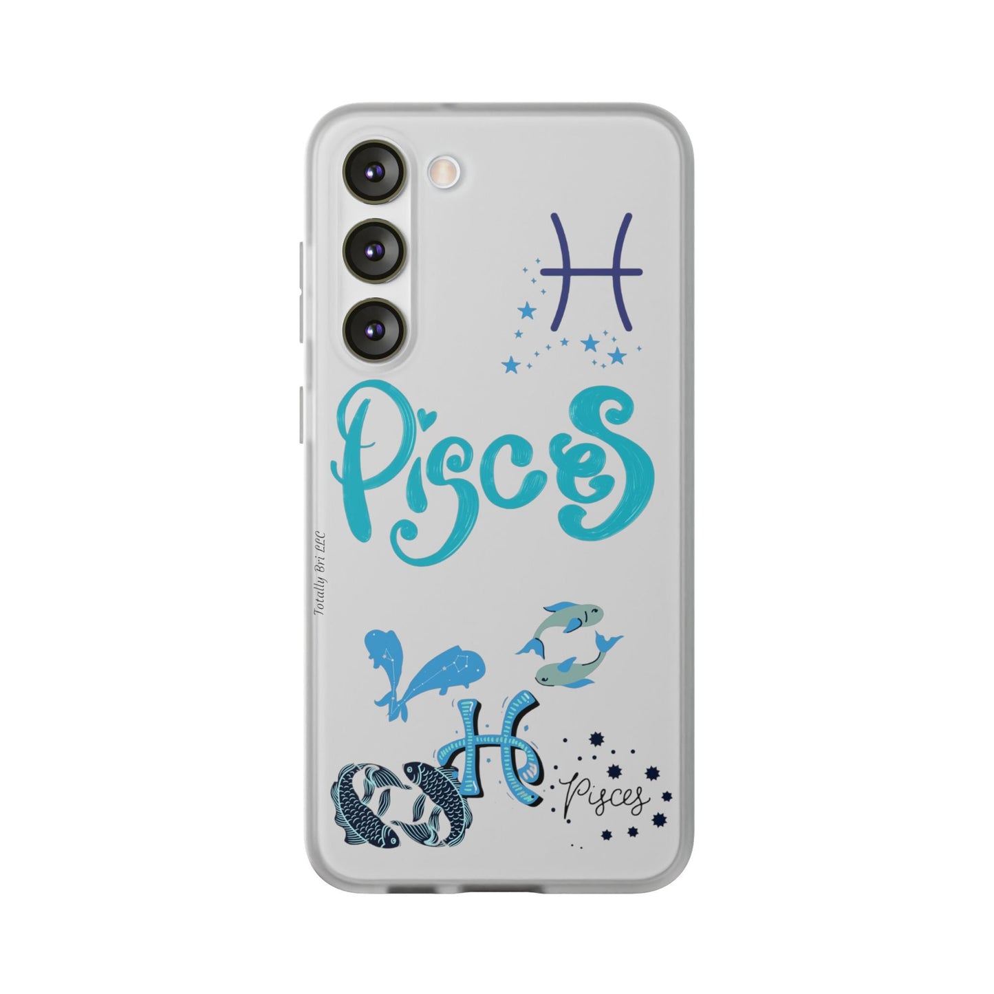 Pisces Zodiac | Phone Cases | Clear - Phone Case - Totally Bri LLC