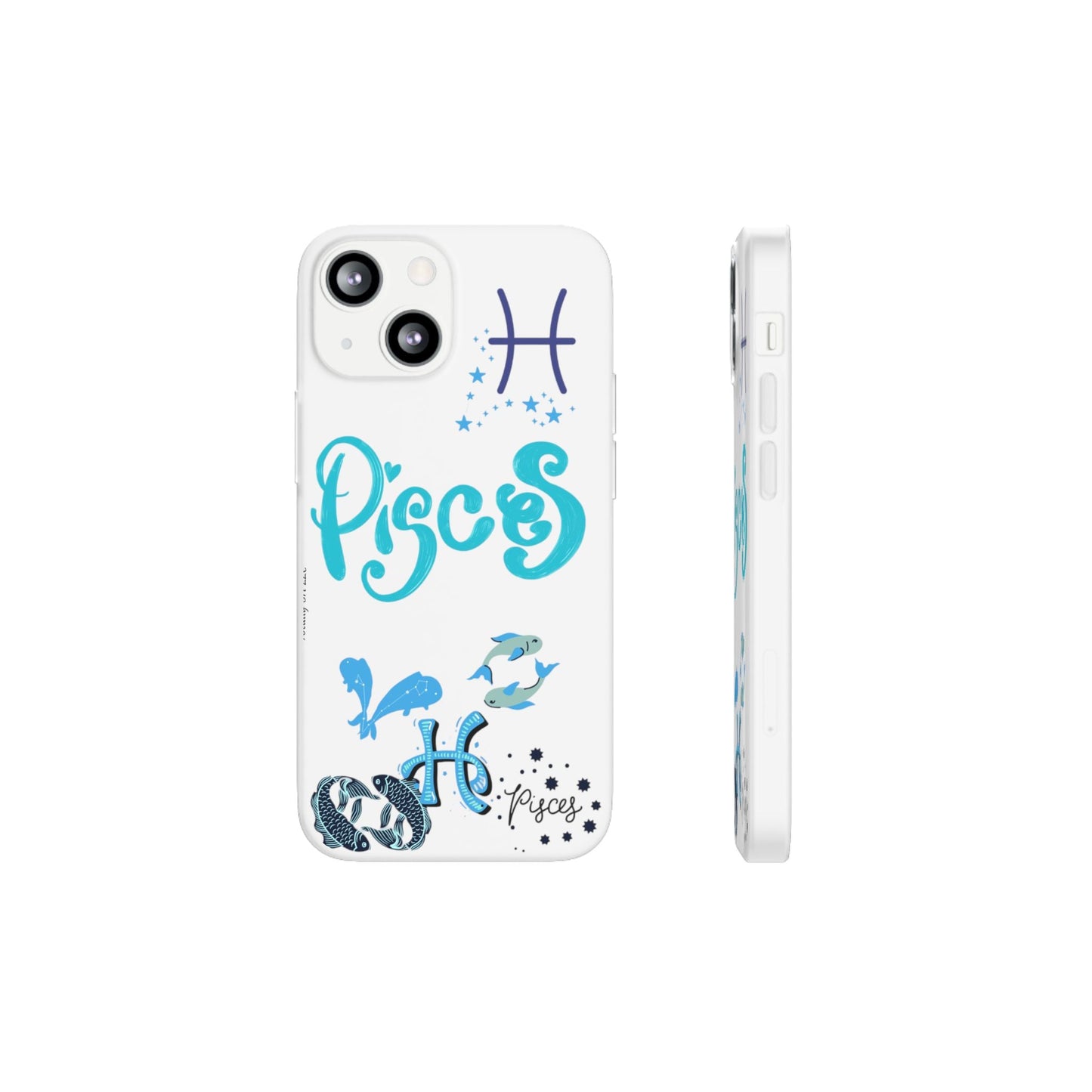 Pisces Zodiac | Phone Cases | Clear - Phone Case - Totally Bri LLC