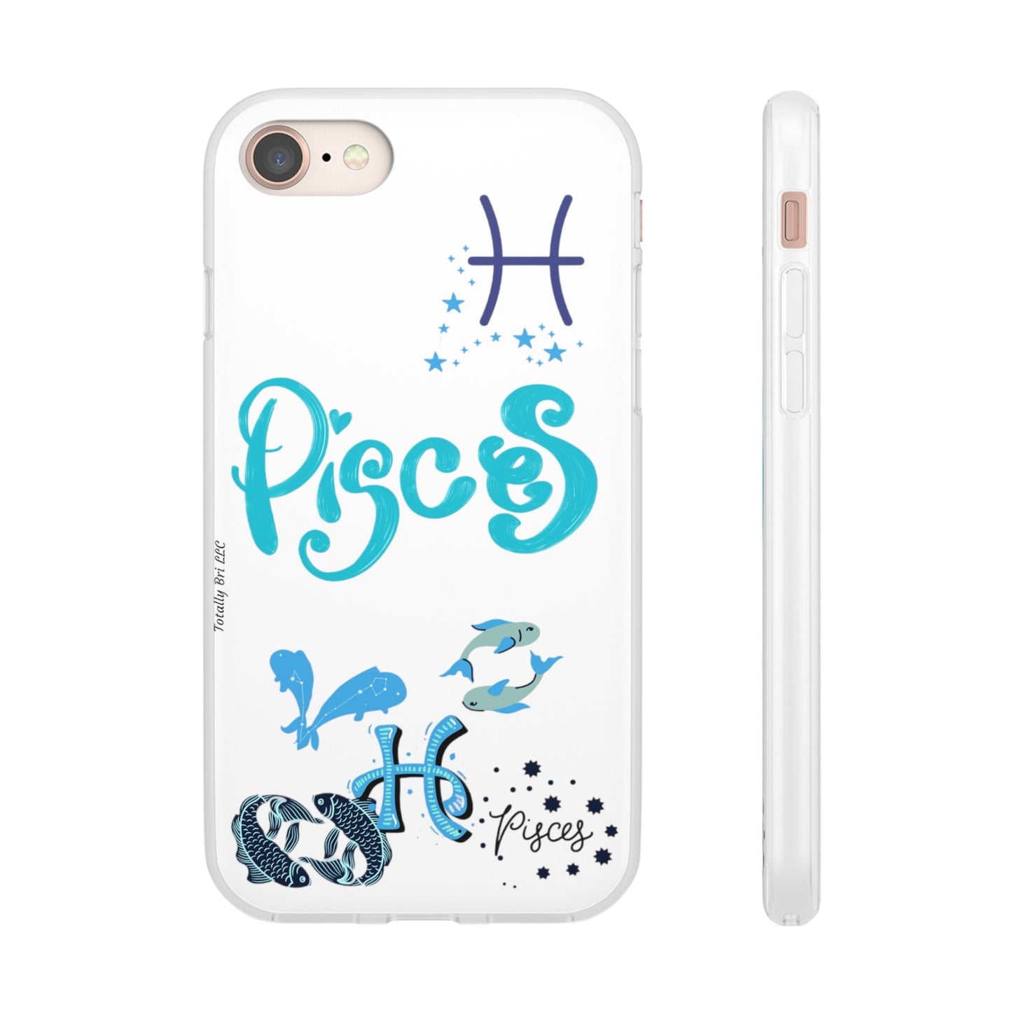 Pisces Zodiac | Phone Cases | Clear - Phone Case - Totally Bri LLC