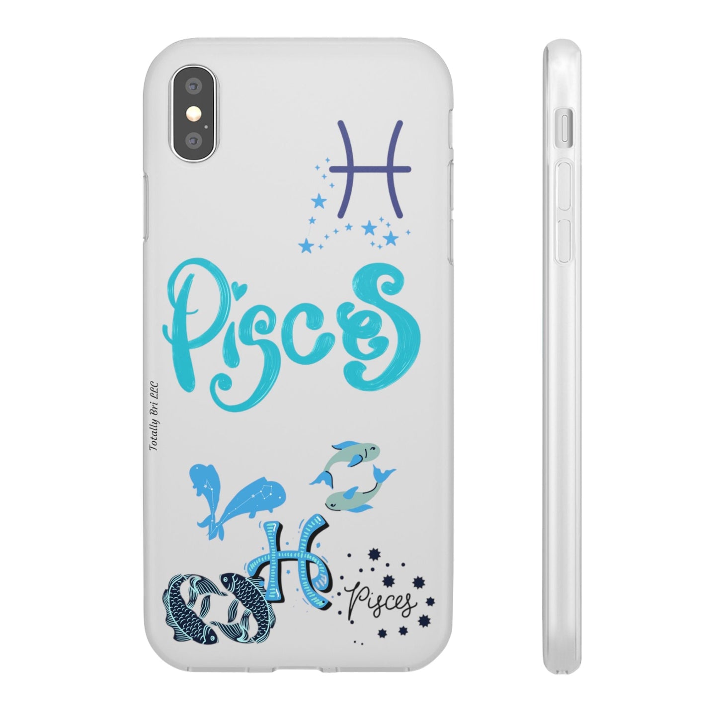 Pisces Zodiac | Phone Cases | Clear - Phone Case - Totally Bri LLC