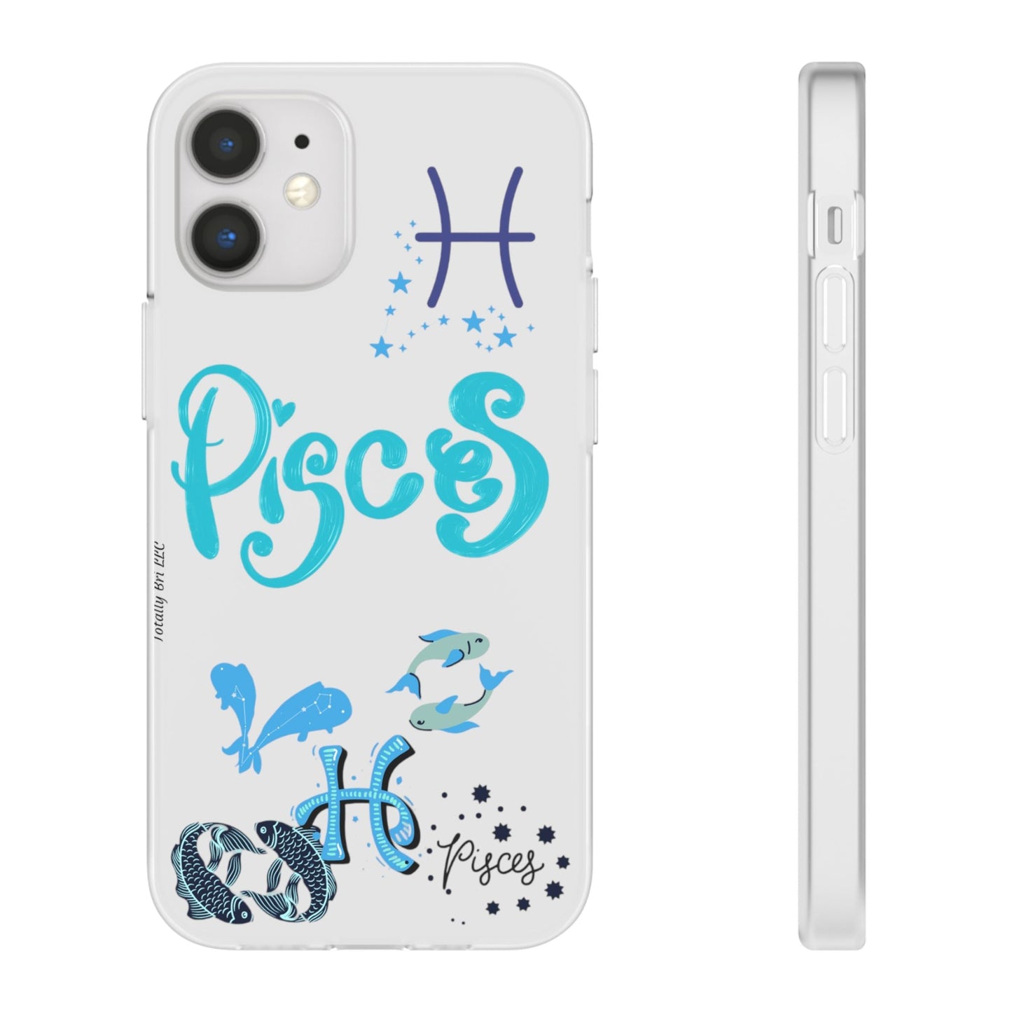 Pisces Zodiac | Phone Cases | Clear - Phone Case - Totally Bri LLC