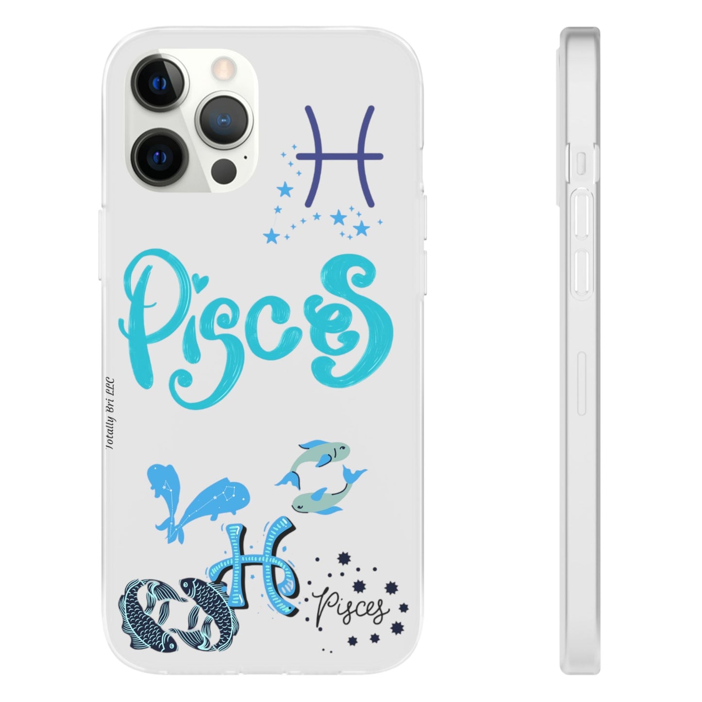 Pisces Zodiac | Phone Cases | Clear - Phone Case - Totally Bri LLC