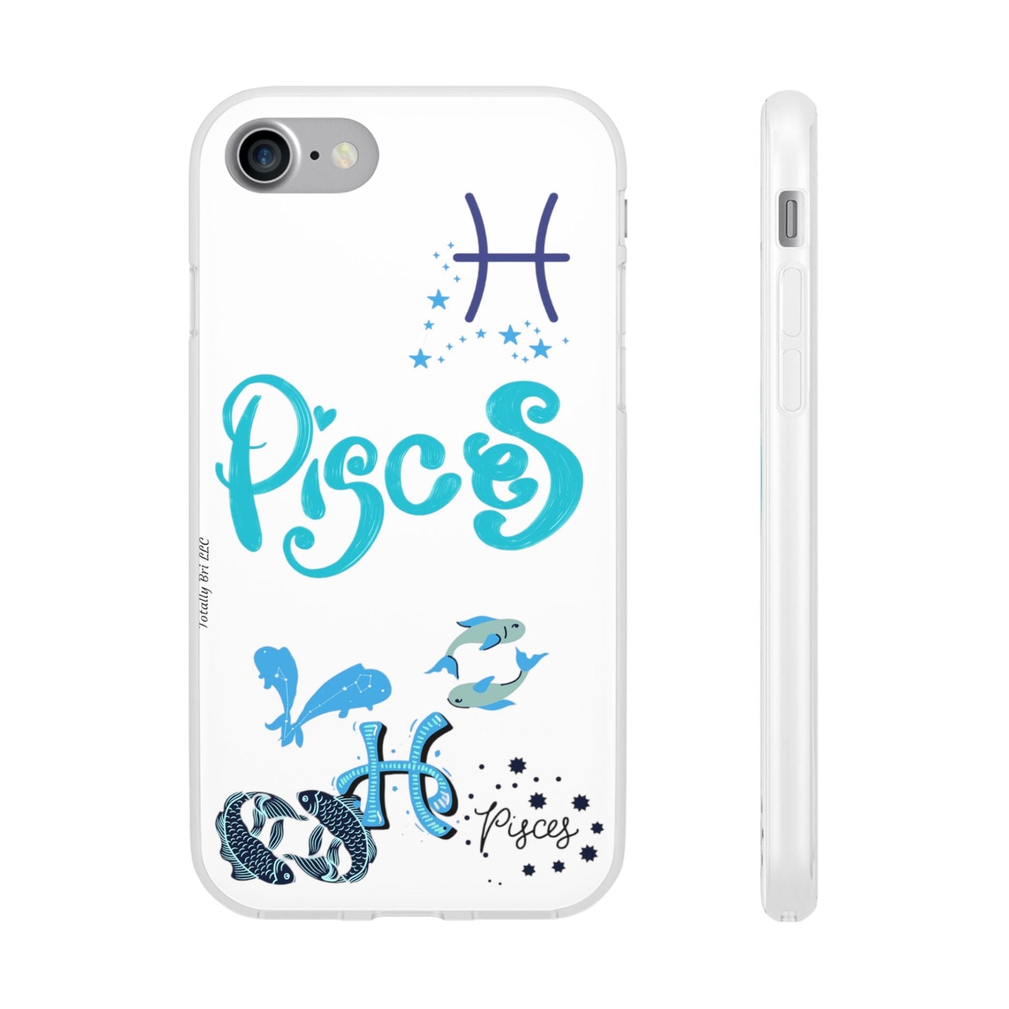 Pisces Zodiac | Phone Cases | Clear - Phone Case - Totally Bri LLC