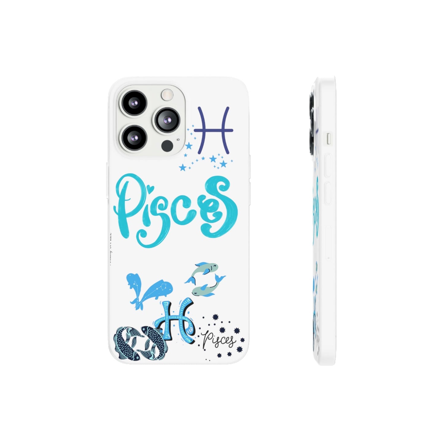 Pisces Zodiac | Phone Cases | Clear - Phone Case - Totally Bri LLC