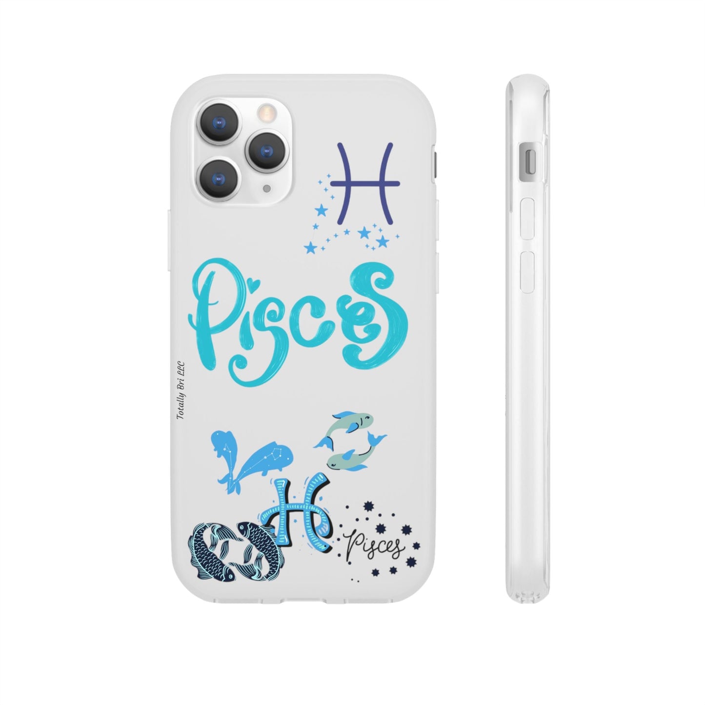 Pisces Zodiac | Phone Cases | Clear - Phone Case - Totally Bri LLC