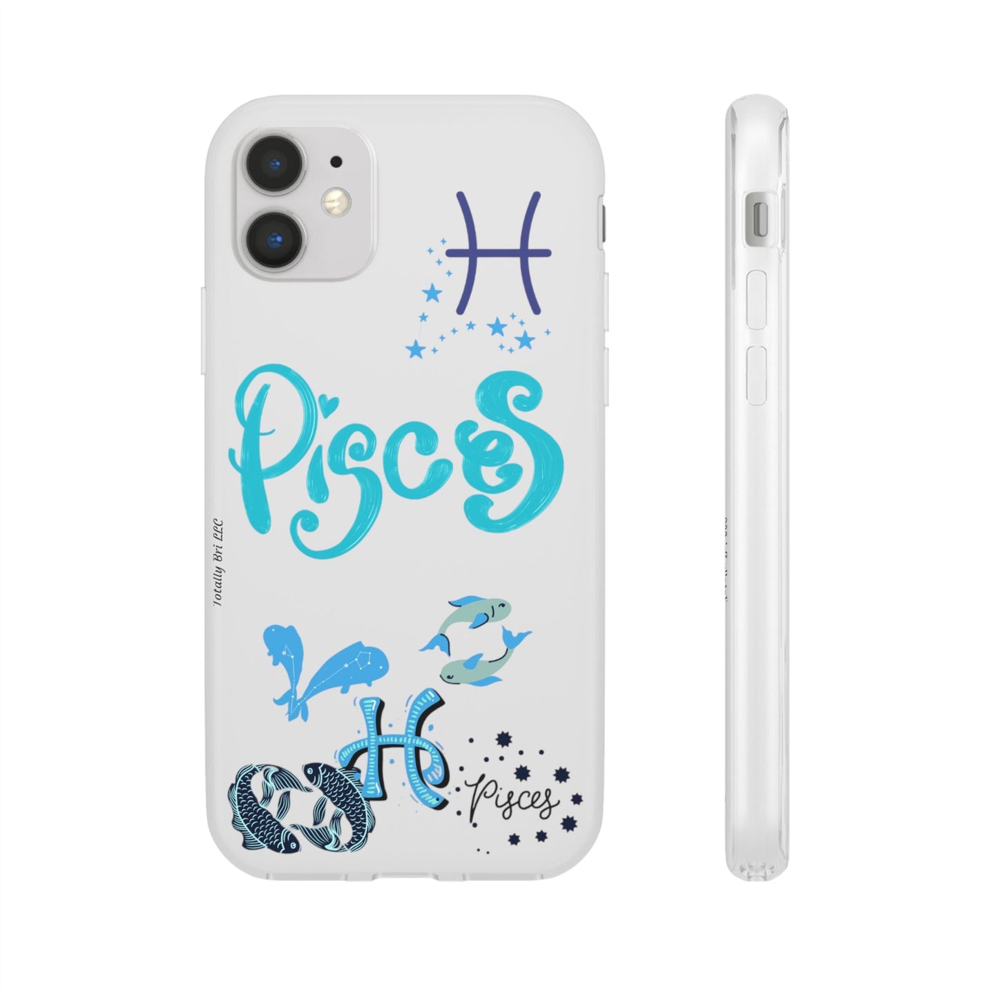 Pisces Zodiac | Phone Cases | Clear - Phone Case - Totally Bri LLC