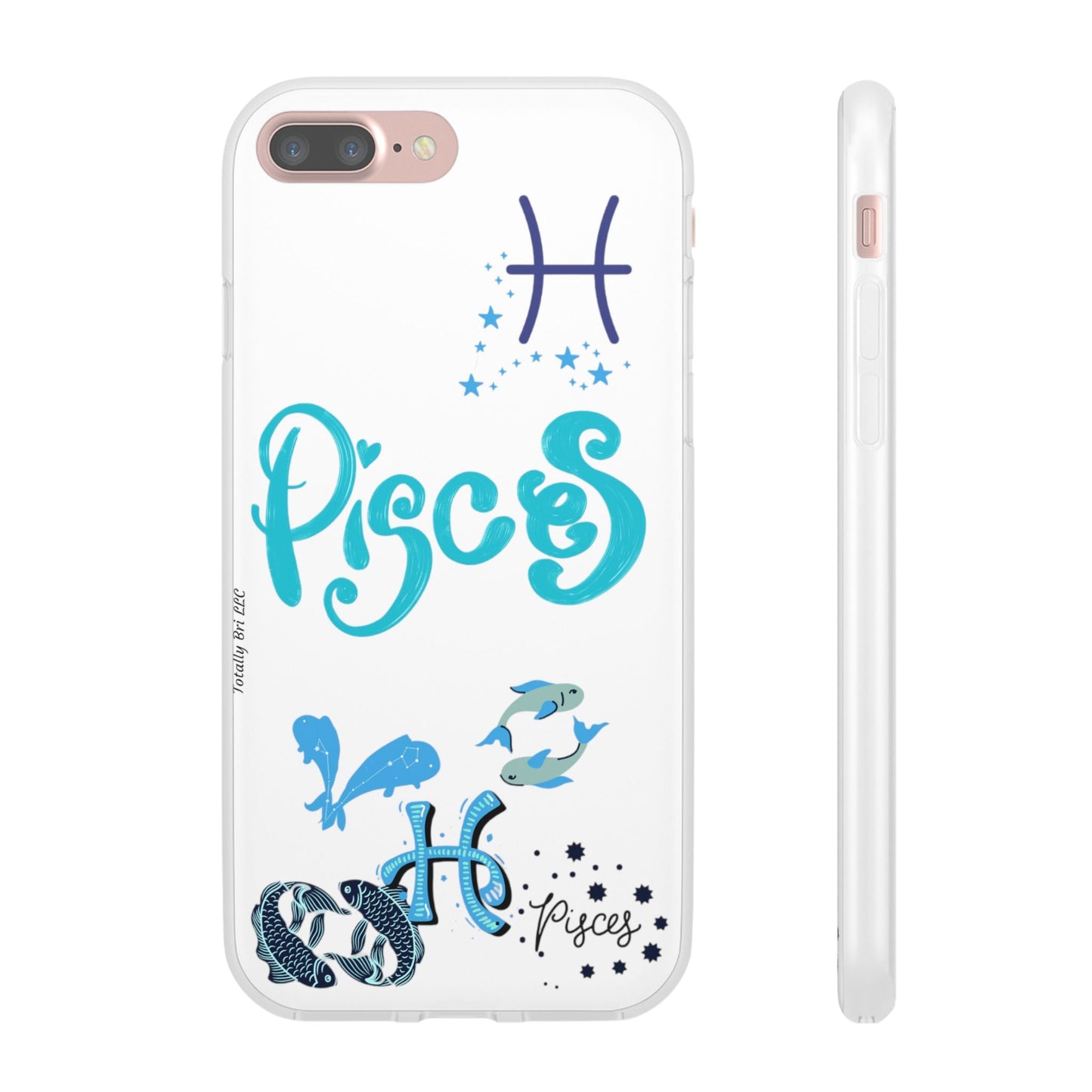 Pisces Zodiac | Phone Cases | Clear - Phone Case - Totally Bri LLC