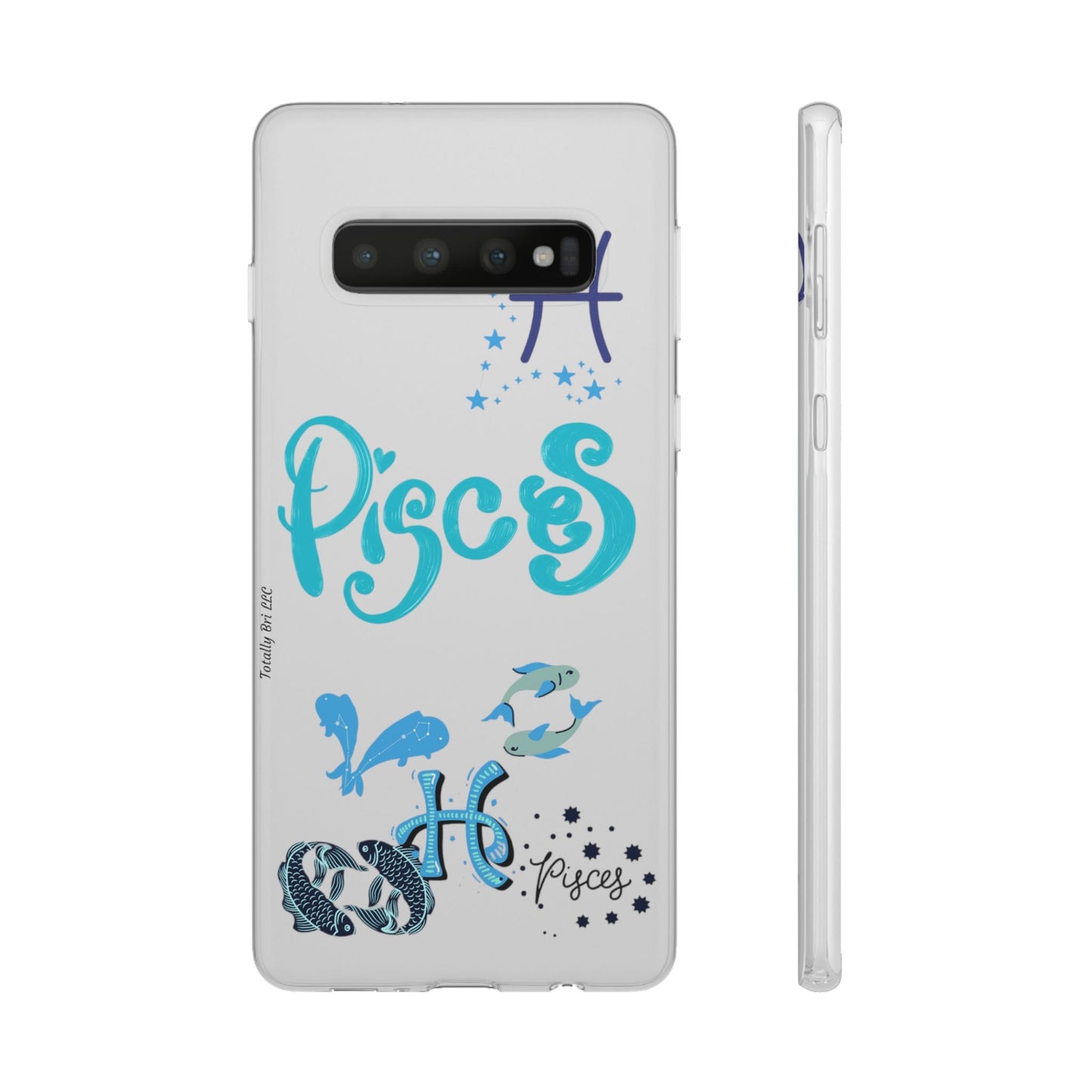 Pisces Zodiac | Phone Cases | Clear - Phone Case - Totally Bri LLC
