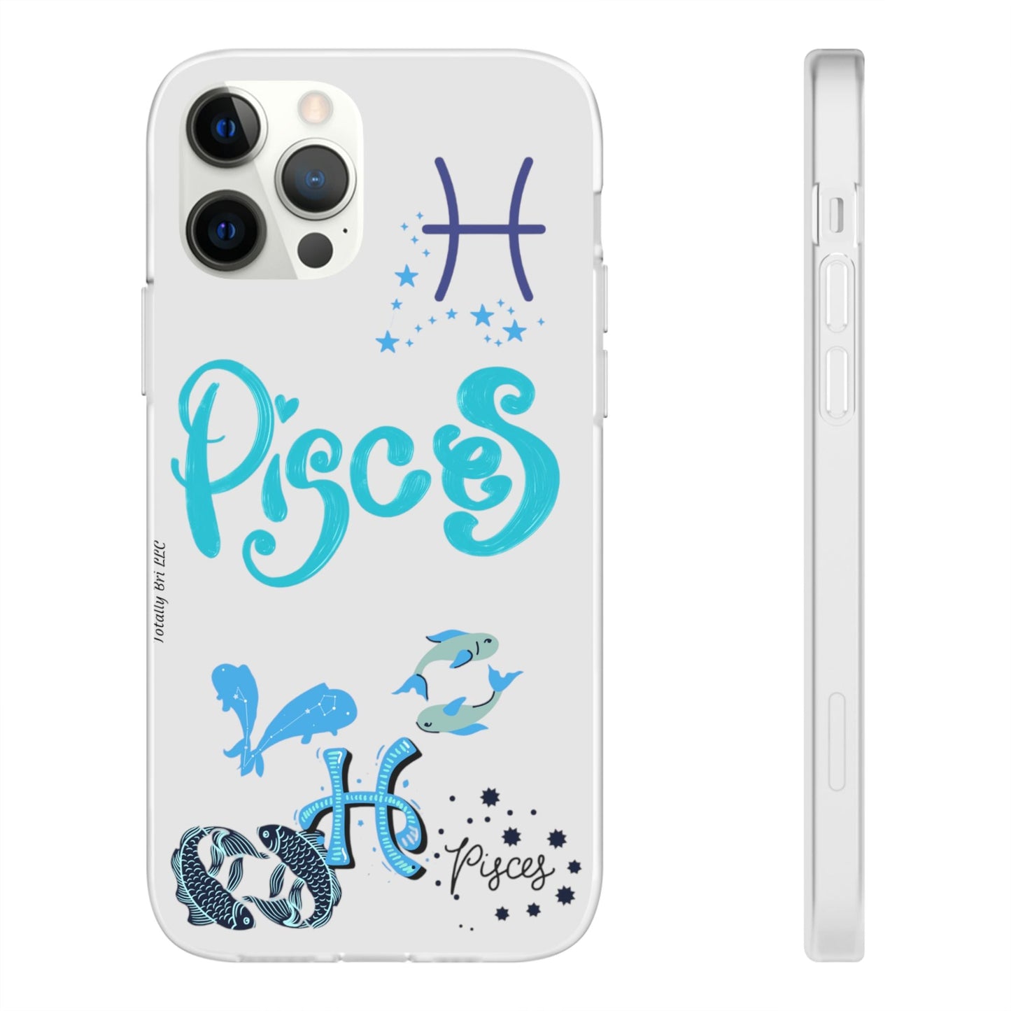 Pisces Zodiac | Phone Cases | Clear - Phone Case - Totally Bri LLC
