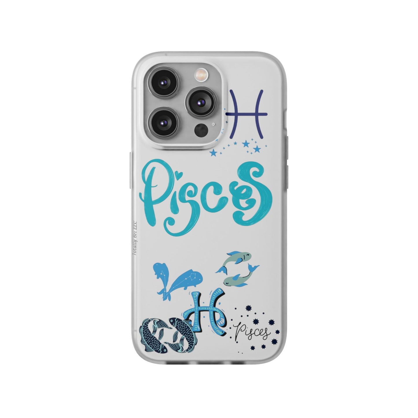 Pisces Zodiac | Phone Cases | Clear - Phone Case - Totally Bri LLC