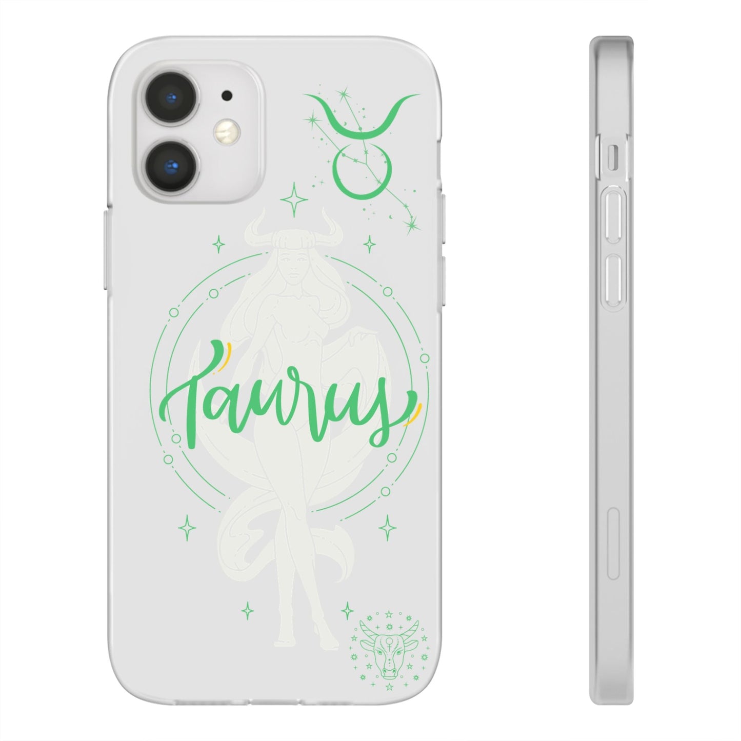Taurus Zodiac | Phone Cases | Clear - Phone Case - Totally Bri LLC