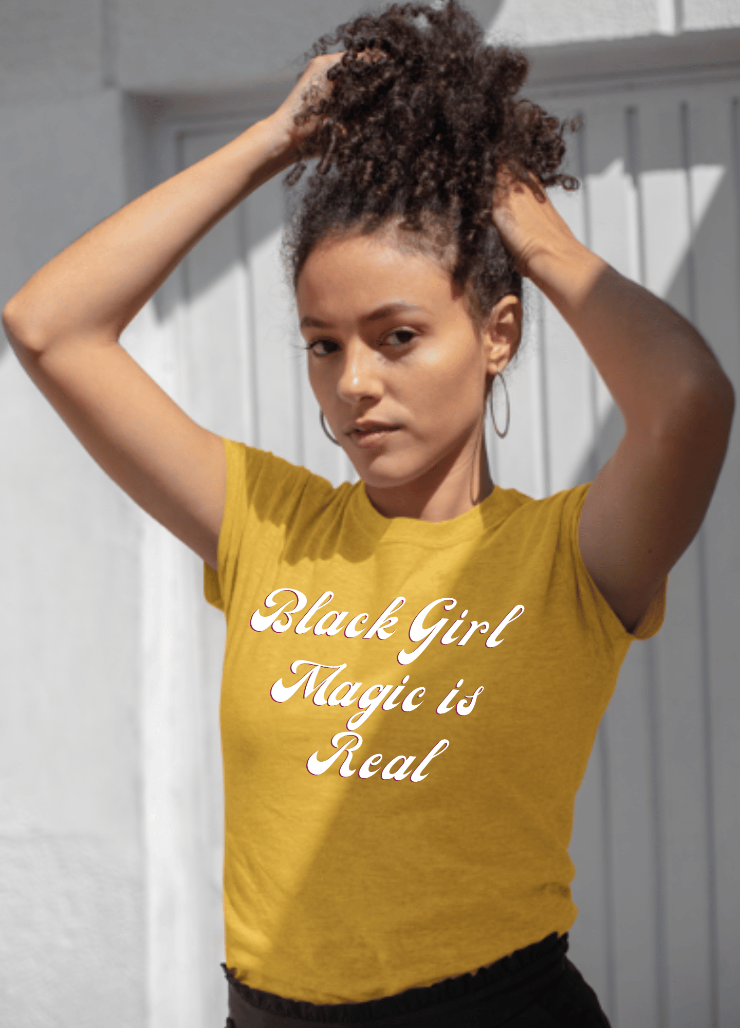 Black Girl Magic Is Real | T-Shirt - T-Shirt - Totally Bri LLC
