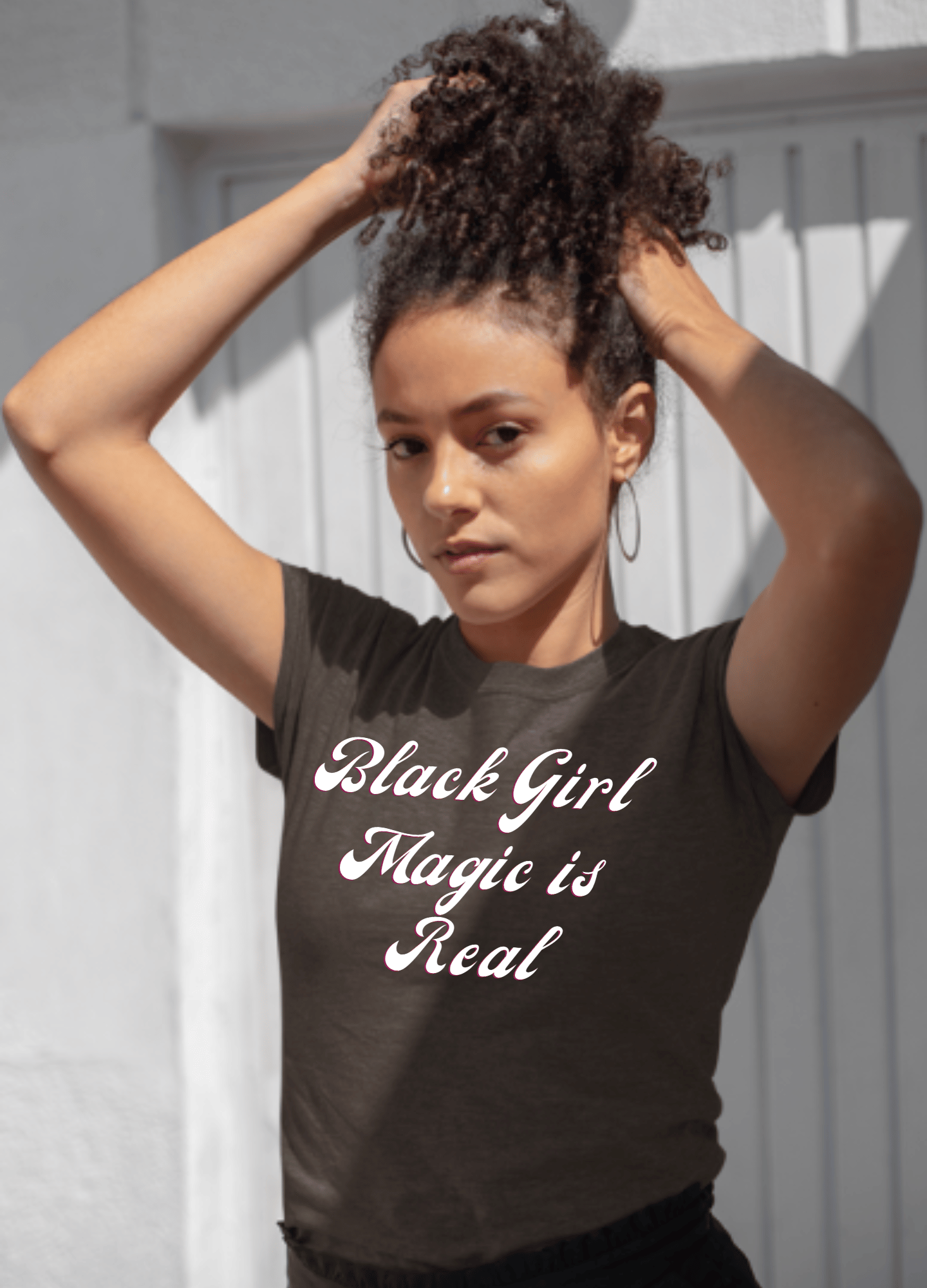 Black Girl Magic Is Real | T-Shirt - T-Shirt - Totally Bri LLC