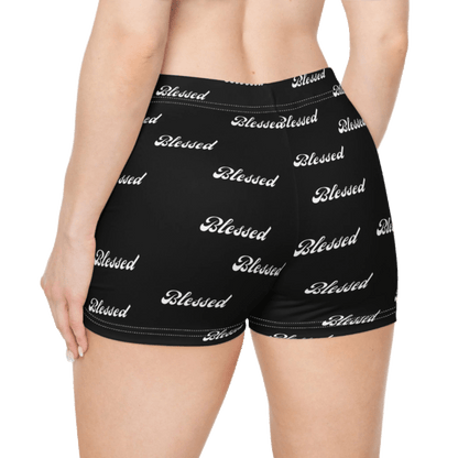 Blessed | Biker Shorts - All Over Prints - Totally Bri LLC