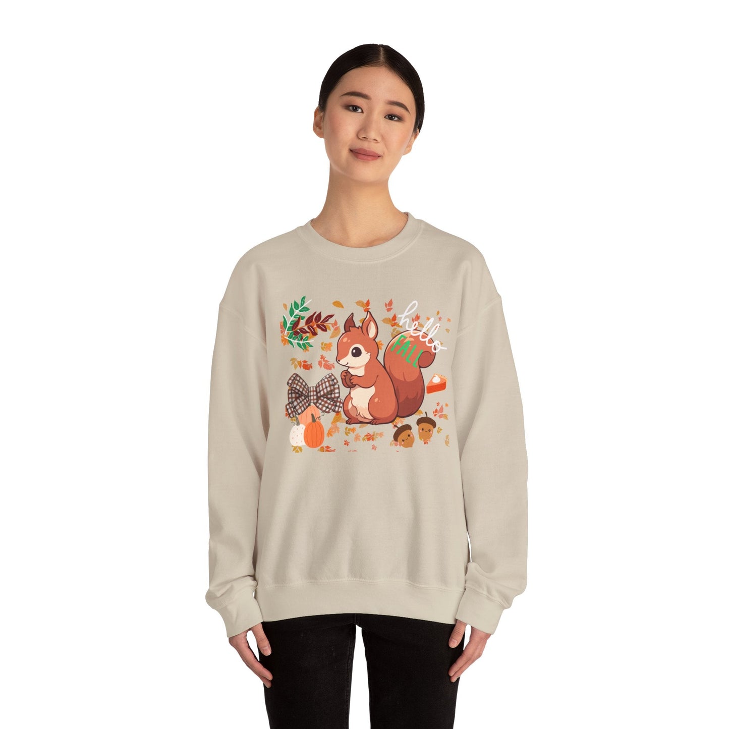 Cute Squirrel Sweatshirt - Crewneck - Sweatshirt - Totally Bri LLC