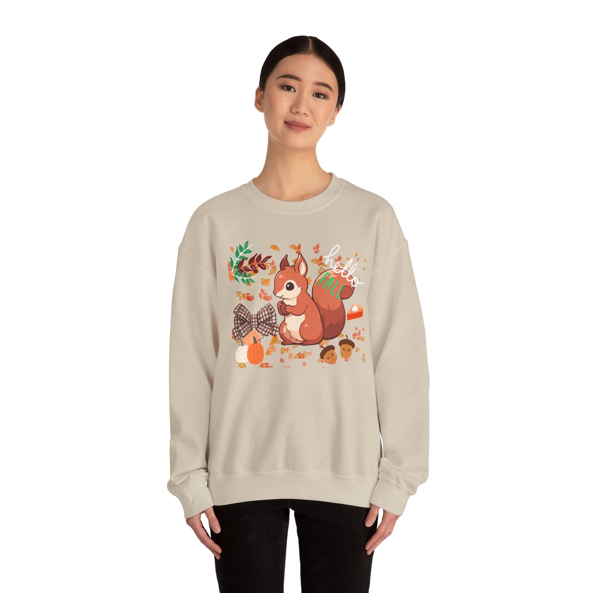 Cute Squirrel Sweatshirt - Crewneck - Sweatshirt - Totally Bri LLC