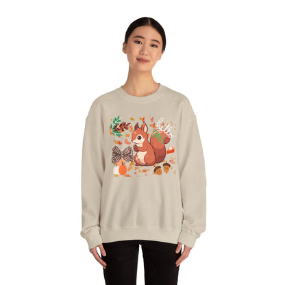 Cute Squirrel Sweatshirt - Crewneck - Sweatshirt - Totally Bri LLC