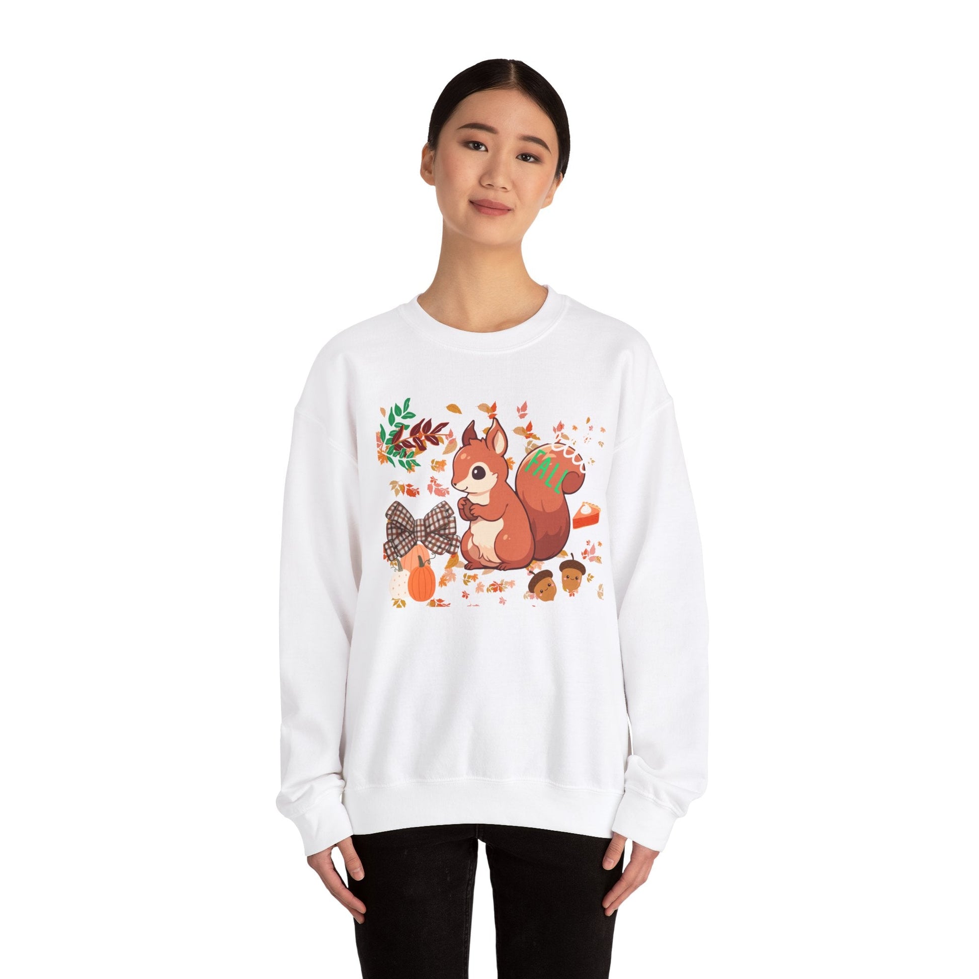 Cute Squirrel Sweatshirt - Crewneck - Sweatshirt - Totally Bri LLC