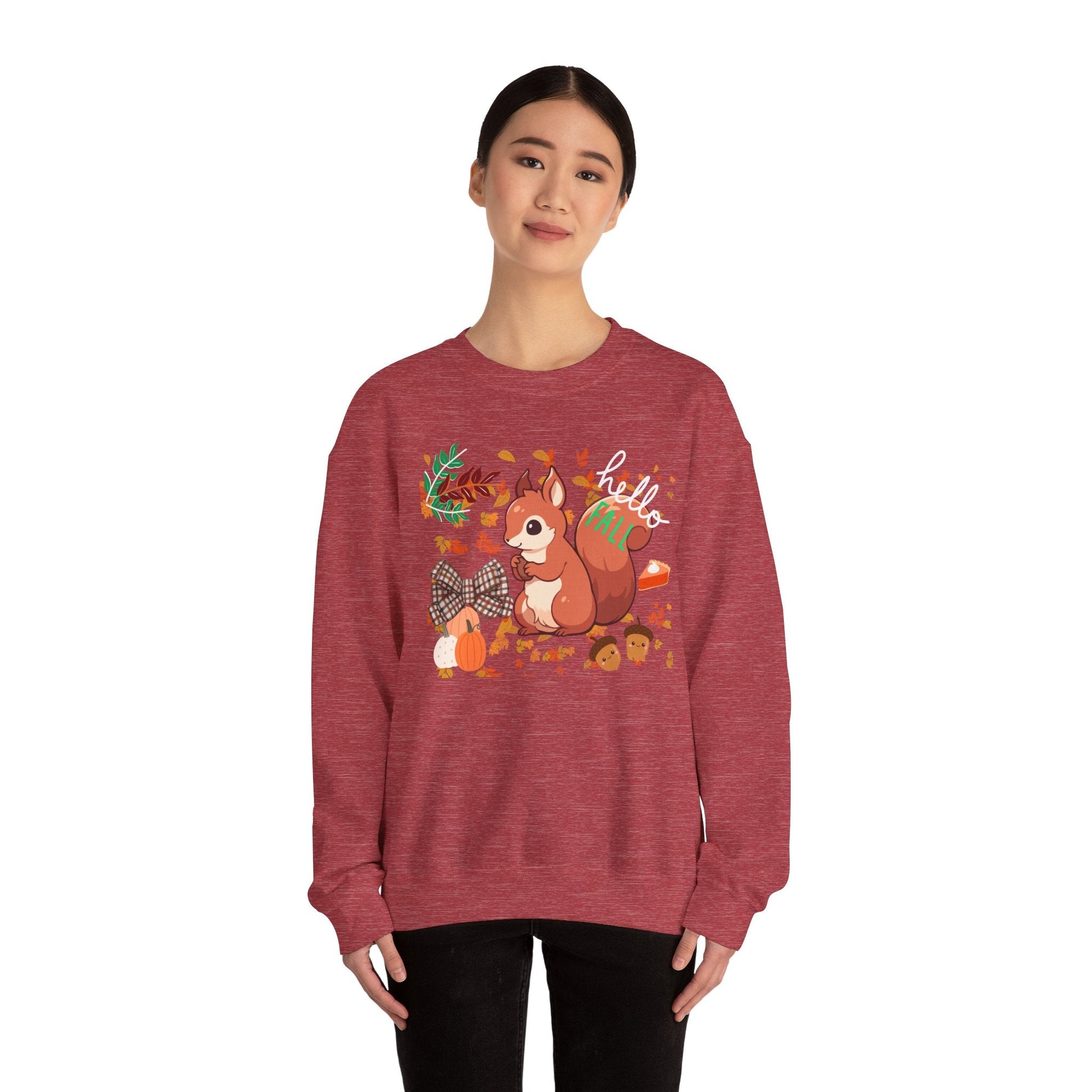 Cute Squirrel Sweatshirt - Crewneck - Sweatshirt - Totally Bri LLC