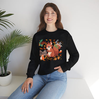 Cute Squirrel Sweatshirt - Crewneck - Sweatshirt - Totally Bri LLC