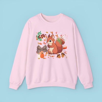 Cute Squirrel Sweatshirt - Crewneck - Sweatshirt - Totally Bri LLC
