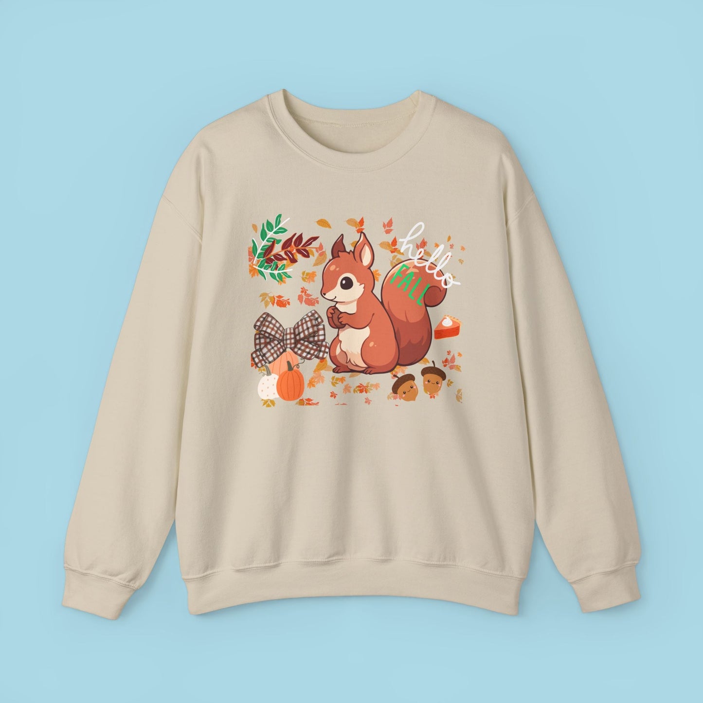 Cute Squirrel Sweatshirt - Crewneck - Sweatshirt - Totally Bri LLC