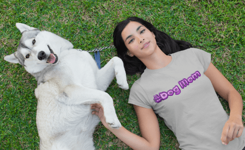 #Dog Mom | T-Shirt - T-Shirt - Totally Bri LLC