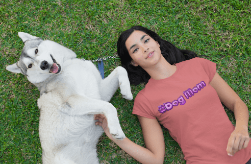 #Dog Mom | T-Shirt - T-Shirt - Totally Bri LLC