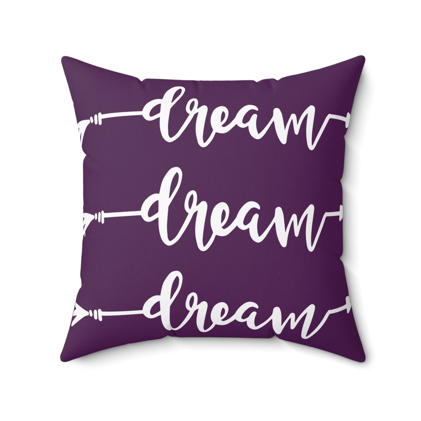 Dream | Square Pillow | Purple - Home Decor - Totally Bri LLC