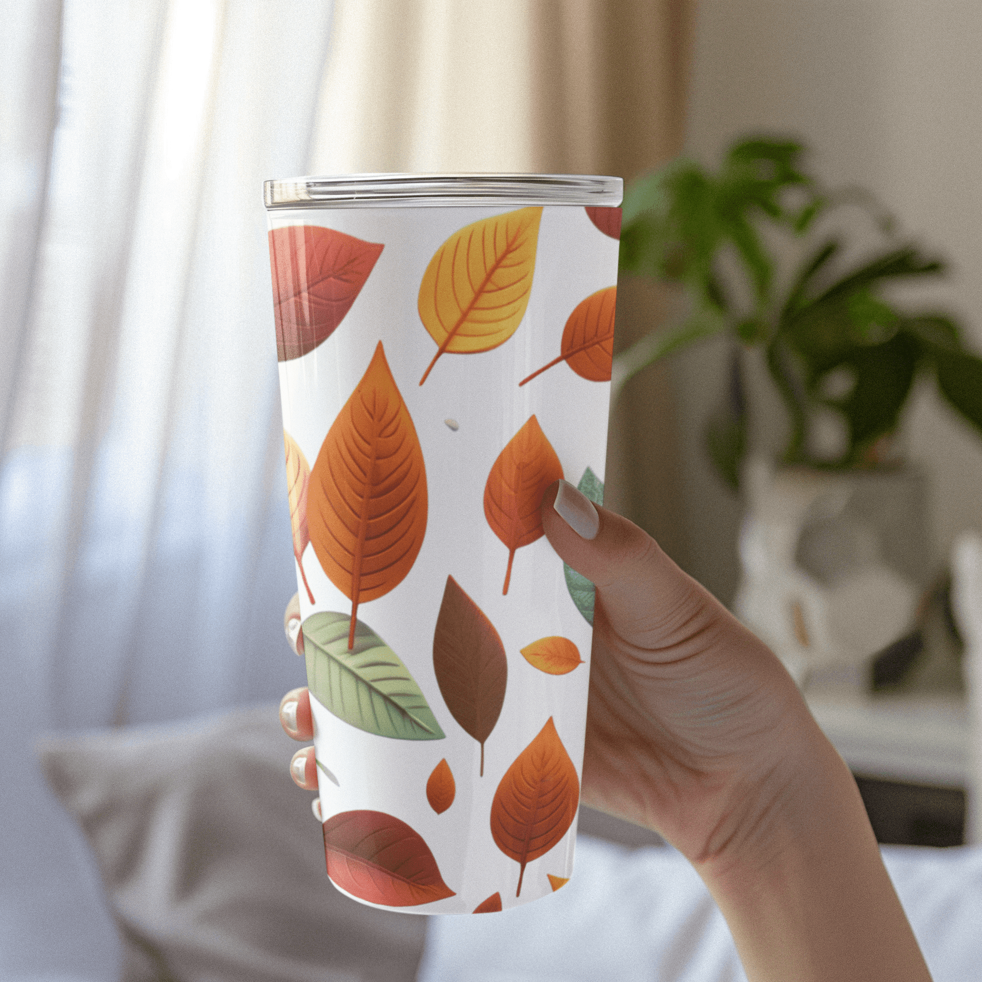 Falling Leaves 20oz Tumbler - Mug - Totally Bri LLC