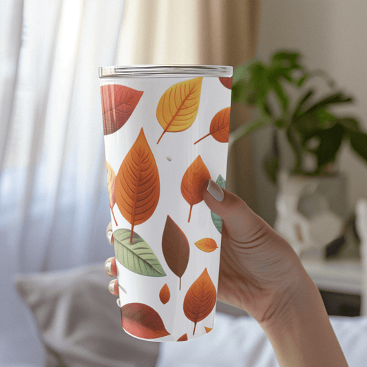 Falling Leaves 20oz Tumbler - Mug - Totally Bri LLC