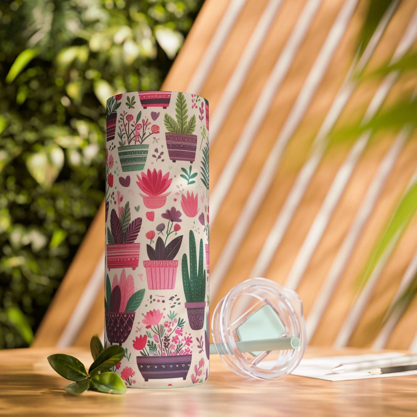 Garden Glow Matte Tumbler - 20oz - Mug - Totally Bri LLC