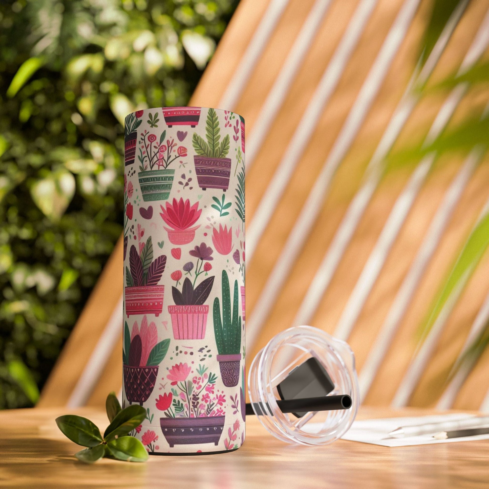 Garden Glow Matte Tumbler - 20oz - Mug - Totally Bri LLC