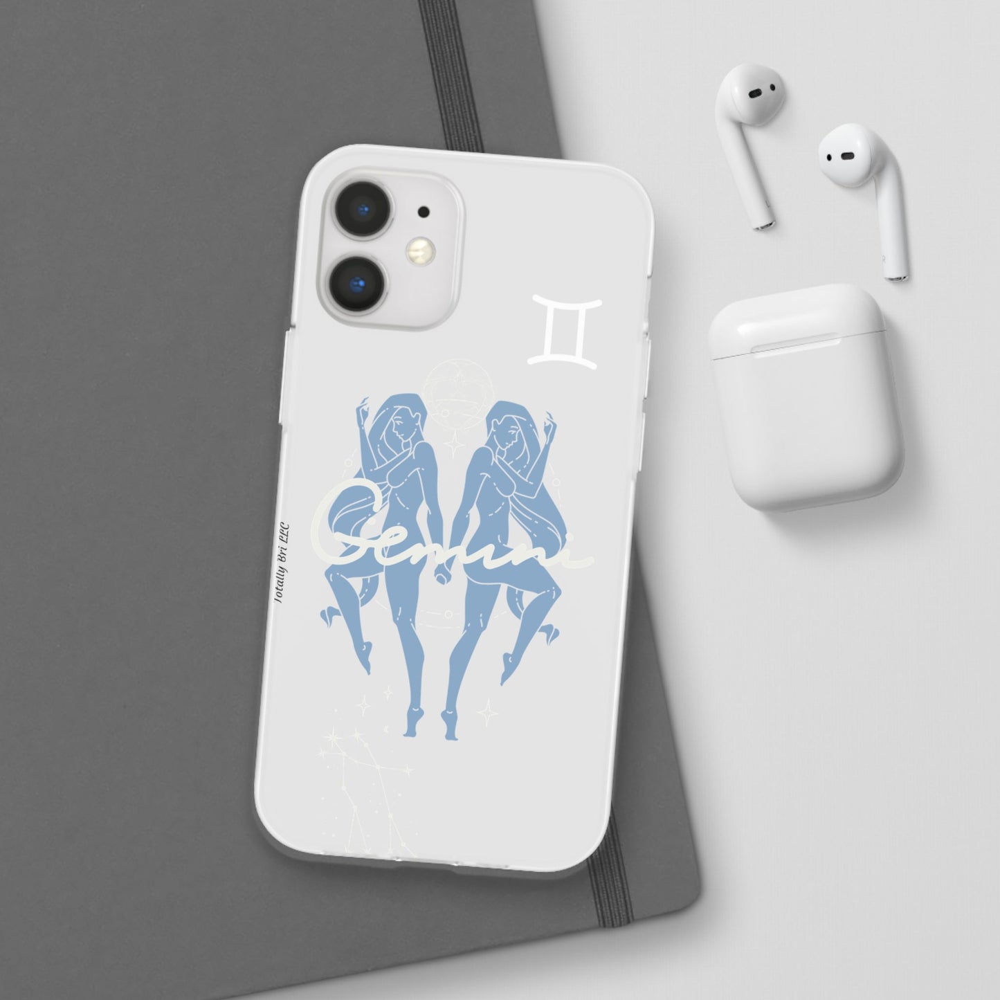 Gemini Zodiac | Phone Cases | Clear - Phone Case - Totally Bri LLC
