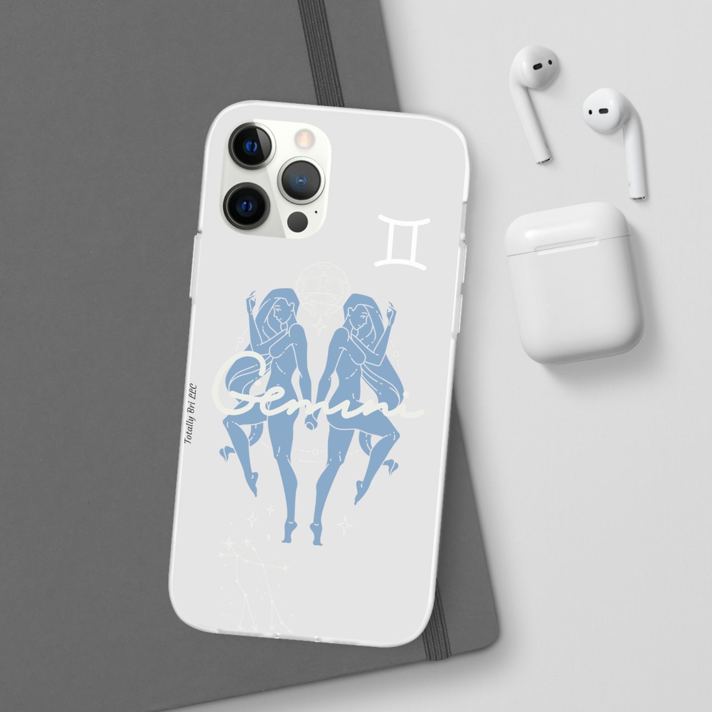 Gemini Zodiac | Phone Cases | Clear - Phone Case - Totally Bri LLC