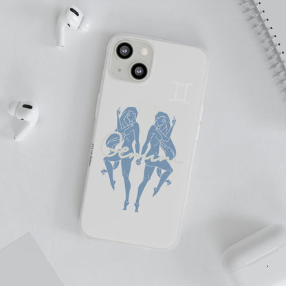 Gemini Zodiac | Phone Cases | Clear - Phone Case - Totally Bri LLC