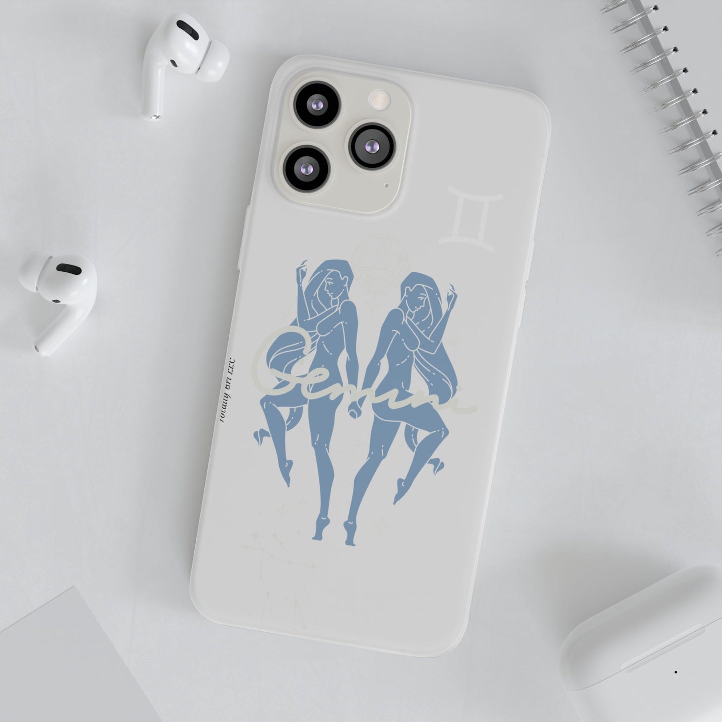 Gemini Zodiac | Phone Cases | Clear - Phone Case - Totally Bri LLC