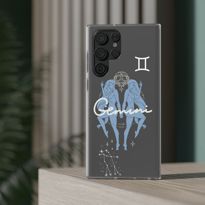 Gemini Zodiac | Phone Cases | Clear - Phone Case - Totally Bri LLC