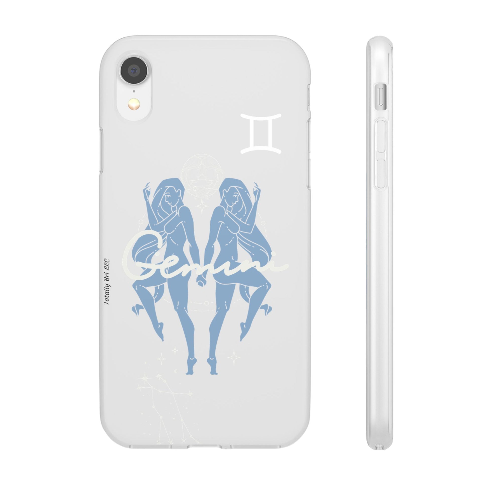 Gemini Zodiac | Phone Cases | Clear - Phone Case - Totally Bri LLC