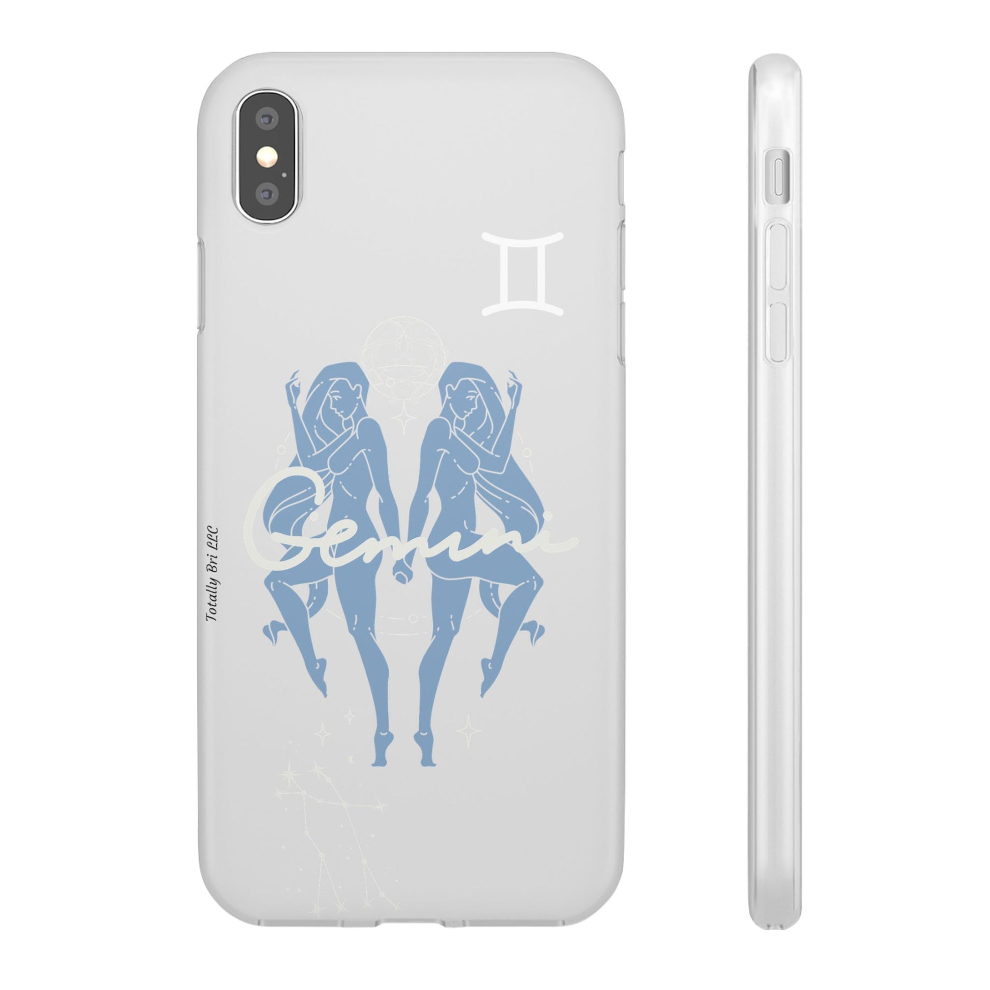 Gemini Zodiac | Phone Cases | Clear - Phone Case - Totally Bri LLC