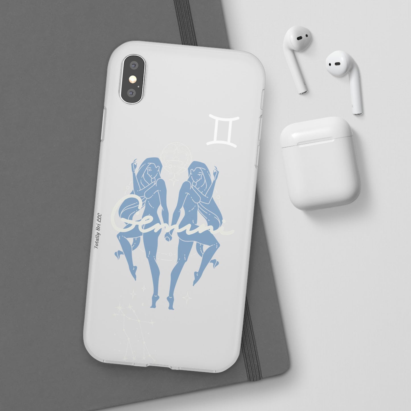 Gemini Zodiac | Phone Cases | Clear - Phone Case - Totally Bri LLC
