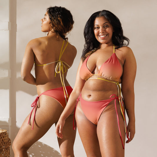 Gradient Peach String Bikini - Totally Bri LLC