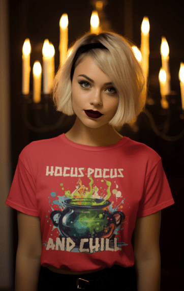 Hocus Pocus and Chill | Halloween | Graphic T-shirt - T-Shirt - Totally Bri LLC