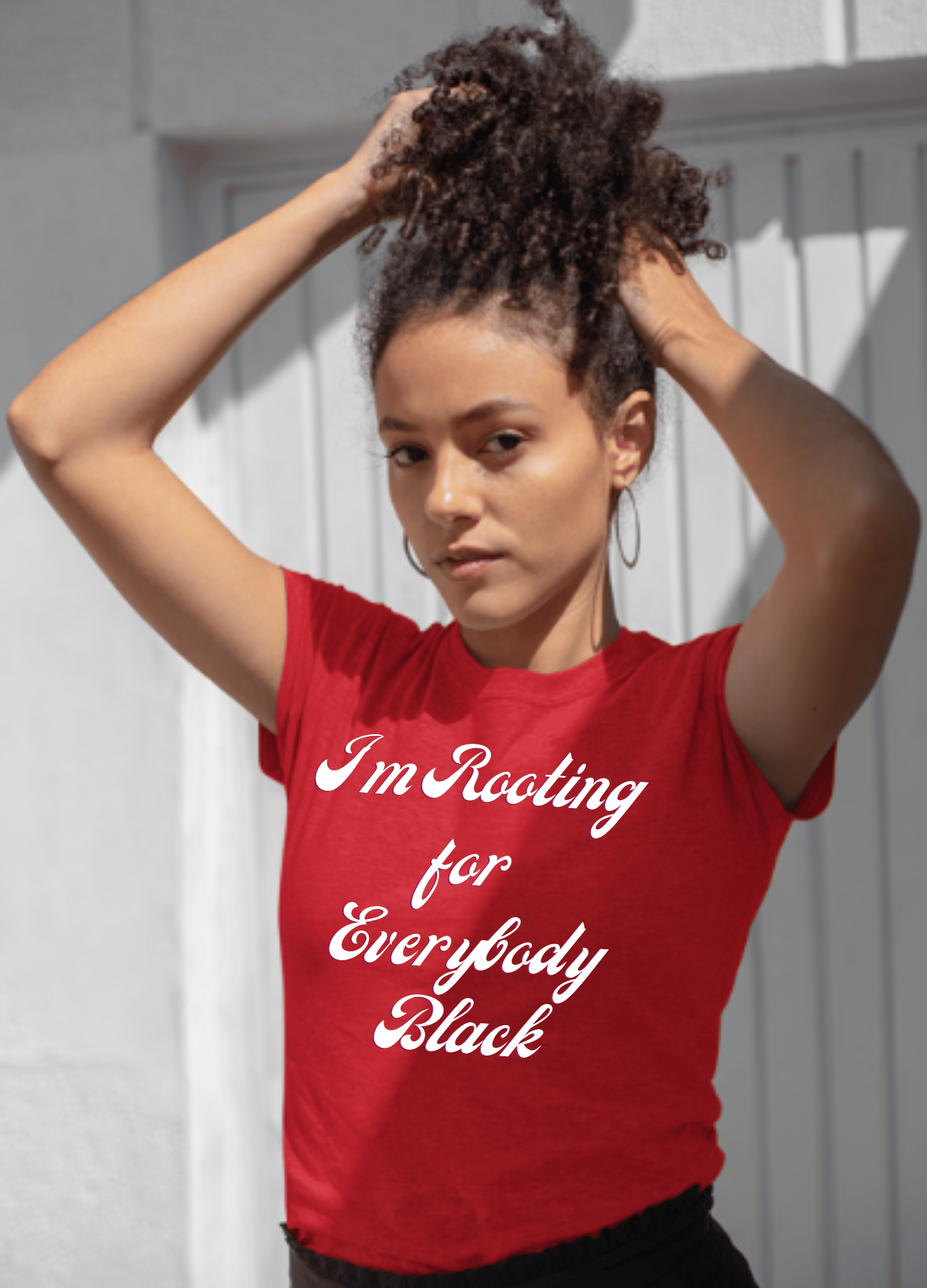 I’m Rooting For Everybody Black| T-Shirt - T-Shirt - Totally Bri LLC