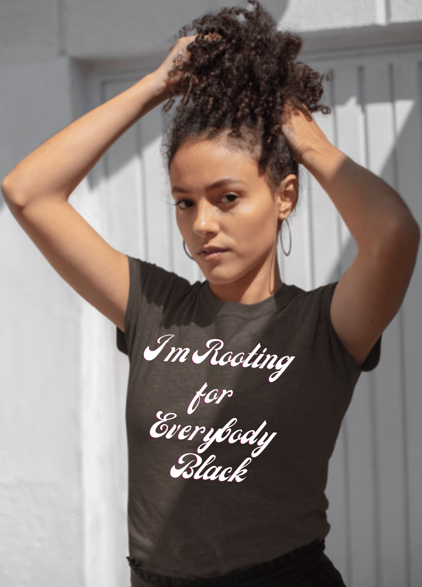 I’m Rooting For Everybody Black| T-Shirt - T-Shirt - Totally Bri LLC