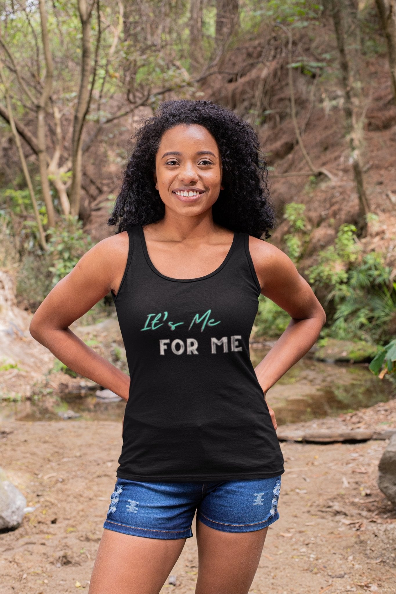 It's Me For Me | Racerback Tank - Tank Top - Totally Bri LLC